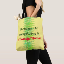 Tote Espirais verdes em amarelo e Bolsa verde