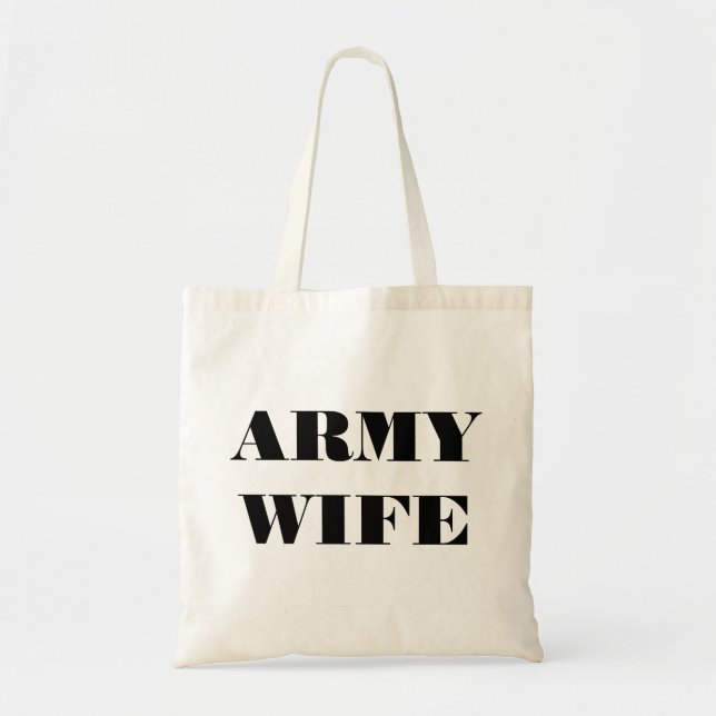 Tote Esposa do Exército de Bolsa (Frente)