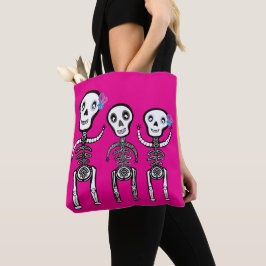 Tote Esqueletos bolsa Happy