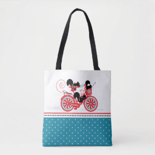 Tote Esquilos num Bolsa de Bicicleta