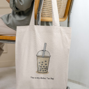 Tote Esta é a minha Boba Tea e a minha bolsa de leite