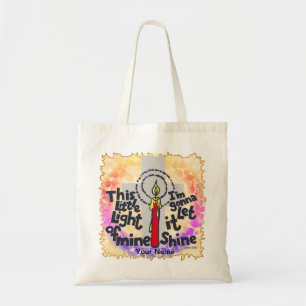 Tote Esta pequena bolsa de toalha cristã