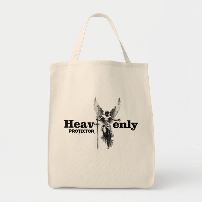 Tote Estampa Anjo - Heavenly Protector - Bolsa (Frente)