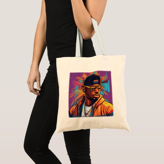 Tote Estampa Hip Hop - Street graffiti art - Bolsa (Frente (produto))