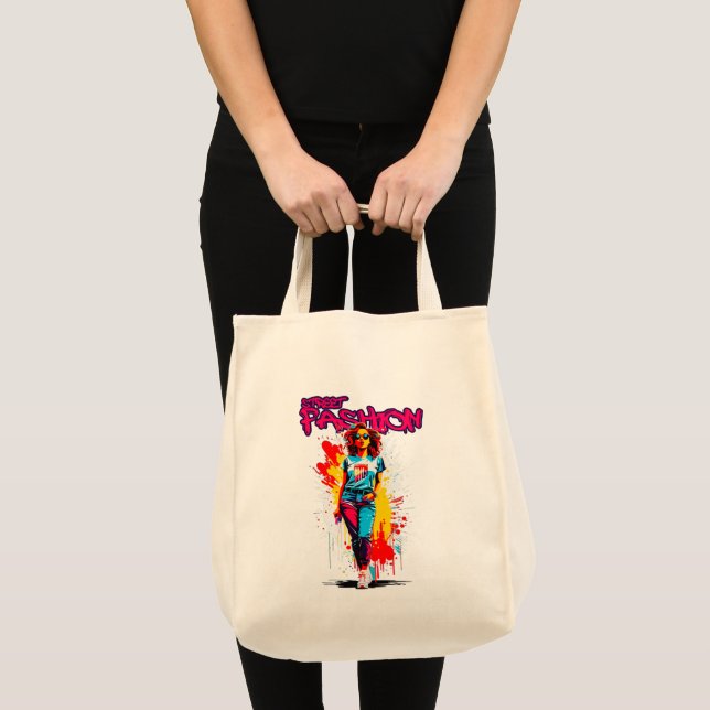 Tote Estampa Moda - Street Fashion - Bolsa (Frente (produto))