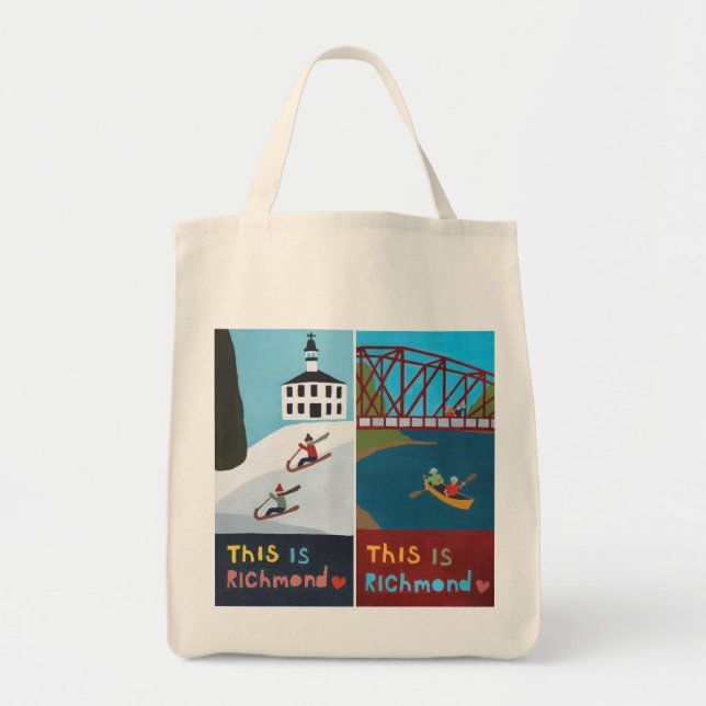 Tote Este é Richmond Grocery Bolsa (Design nº 1) (Frente)