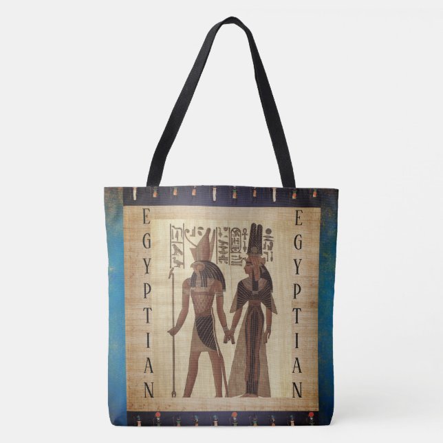 Tote Estilo Egípcio, Bolsa de Vintage (Frente)