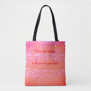 Tote Etapas Musicais - Bolsa de Mango Tango