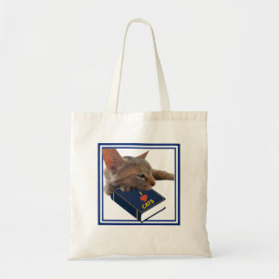 Tote Eu adoro bolsa de gatos