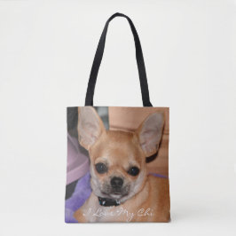 Tote Eu Amo Minha Foto Chi Chihuahua Por Todas As Bolsa