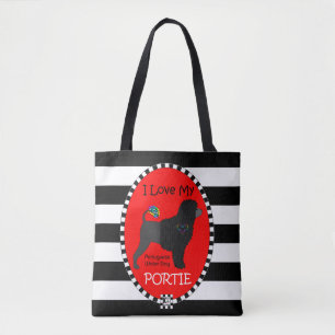 Tote Eu Amo O Meu Portie bolsa