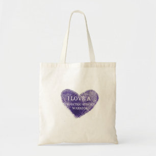 Tote Eu amo um bolsa reusável do guerreiro pediatra do
