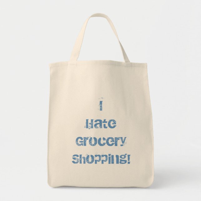 Tote Eu deio compras na mercearia! O bolsa do (Frente)