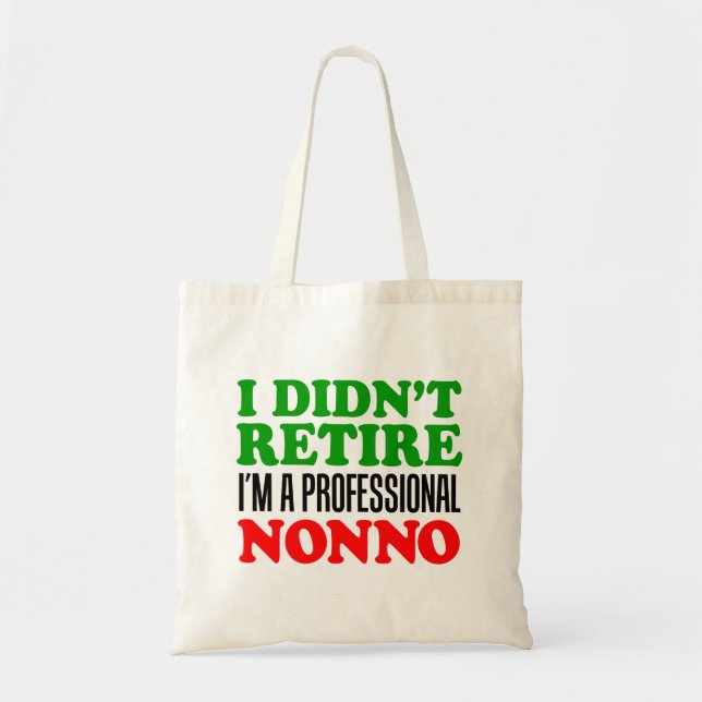 Tote Eu não me aposentei, sou profissional não Bolsa (Frente)
