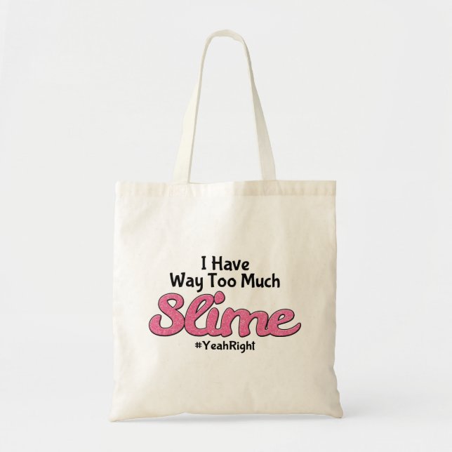 Tote Eu tenho demasiado bolsa do #YeahRight do limo (Frente)
