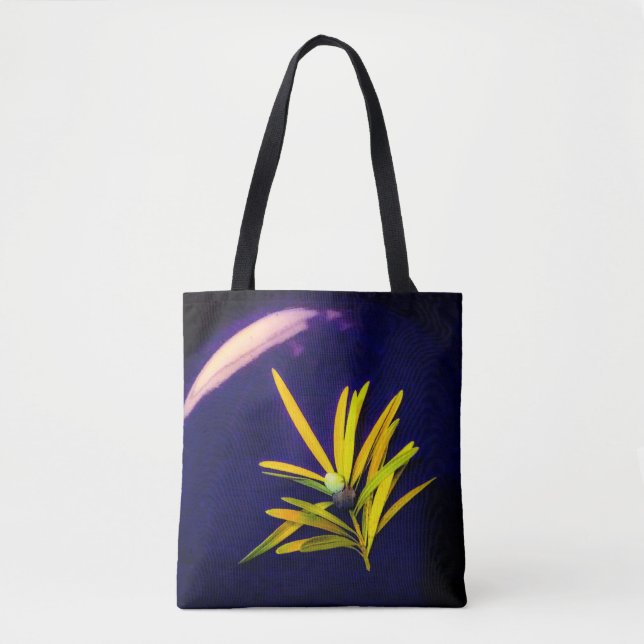 Tote Evergreen no Bolsa azul (Frente)