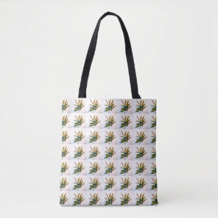 Tote Evergreen Sprig com Berries Pattern Bolsa