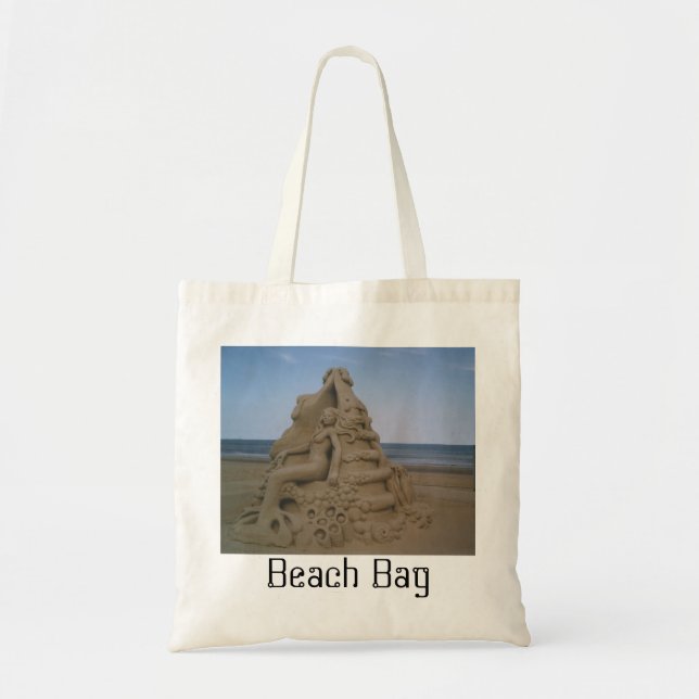Tote Faça sua própria bolsa de praia (Frente)