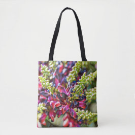 Tote Faith Purple Wisteria Flower Art Bolsa