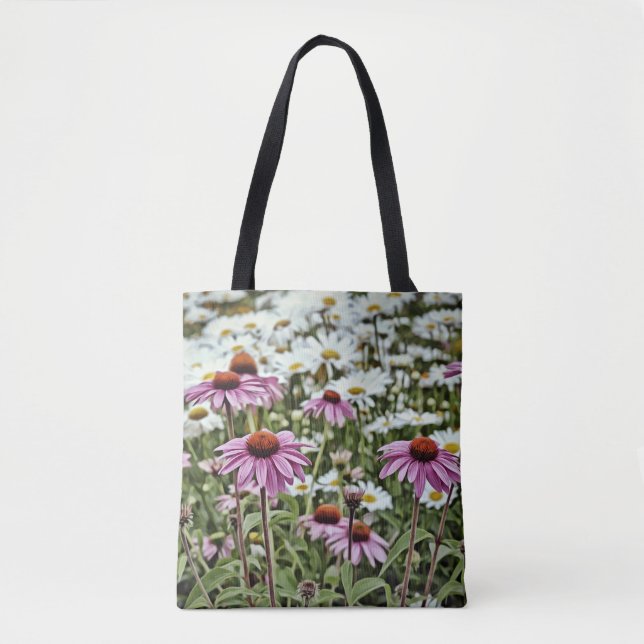 Tote Faith Wildflower Bolsa com Escritura (Frente)