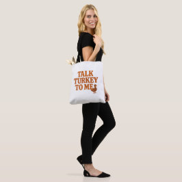 Tote Fale de Peru Comigo – Bolsa de Compras de Outono