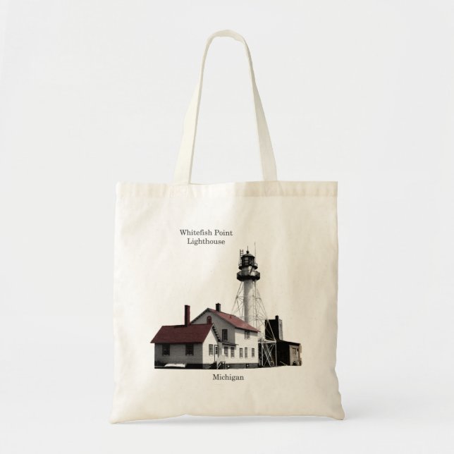 Tote Farol de Whitefish Point cortou a bolsa (Frente)
