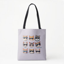 Feline Frenzy-Cat Theme Casual Bolsa