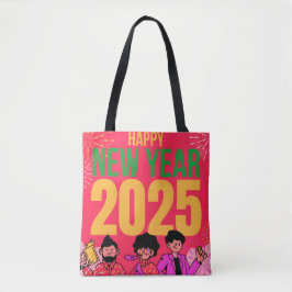 Tote Feliz ano novo 2025 - Bolsa do ombro