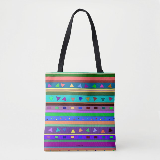 Tote Fiesta Allover Bolsa (Frente)