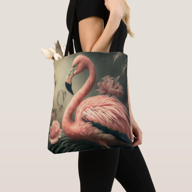 TOTE FLAMINGO ART BOLSA PURSE (Close Up)