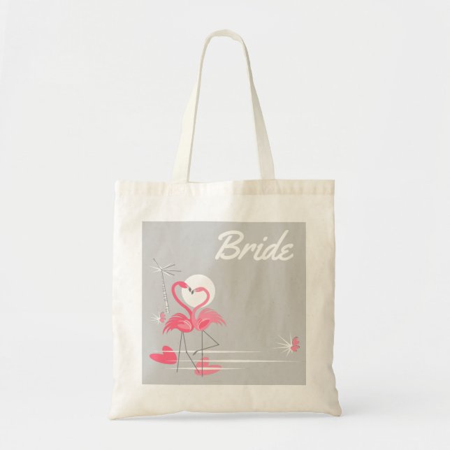 Tote Flamingo Love Side Brit bolsa (Frente)