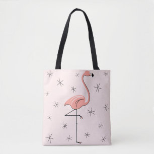 Tote Flamingo Pink por todo o bolsa