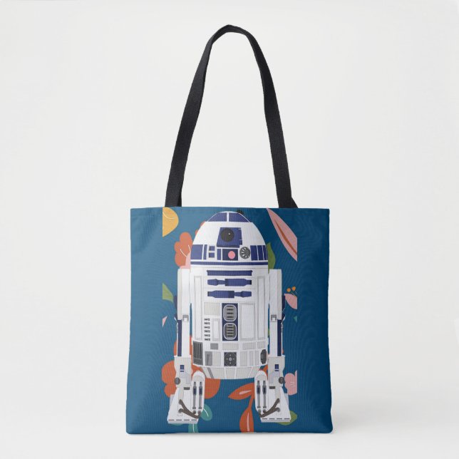 Tote Floral Droid Bolsa (Frente)