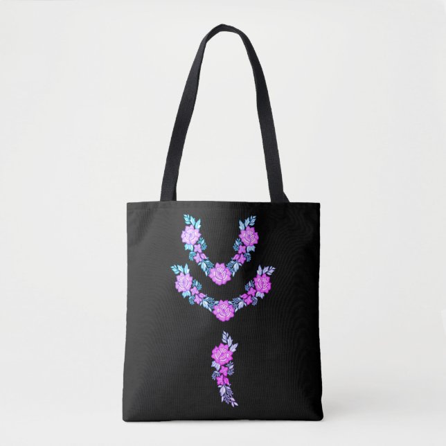 Tote Floral Elegance Design Bolsa (Frente)