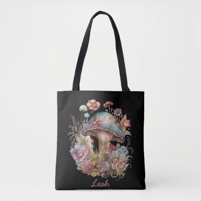 Tote Floral Mushroom Bolsa (Frente)