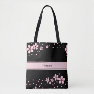 Tote Floral Rosa Pintado