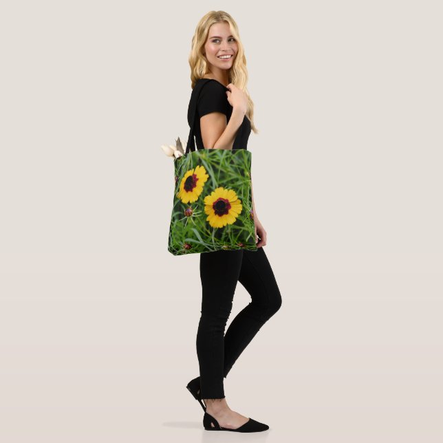Tote Flores de Fé Amarelo Bolsa salmo (No(a) Modelo)
