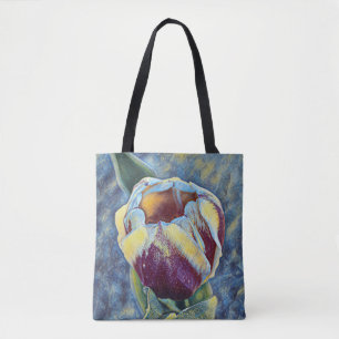 Tote Flores de Fé Psalm Tulip Bolsa