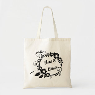 Tote Flua e cresça o bolsa reusável