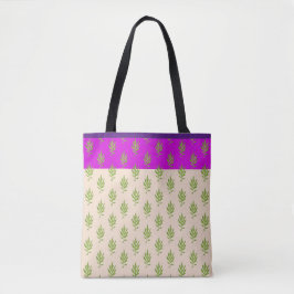 Tote Folhas Selvagens em um Bolsa de Ombro
