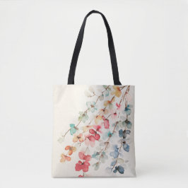 Tote Fora de Água Floral All-Over-Impressão Bolsa