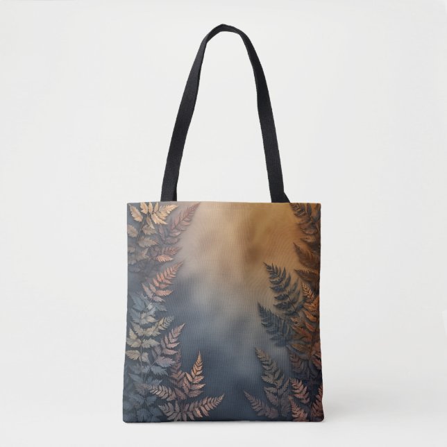 Tote Forest Fern Watercolor Bolsa (Frente)