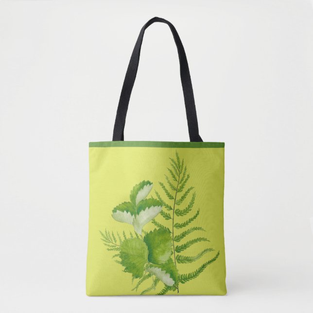 Tote Formulários em verde em Bolsa (Frente)