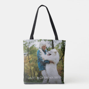 Tote Foto personalizada Bolsa de lado duplo