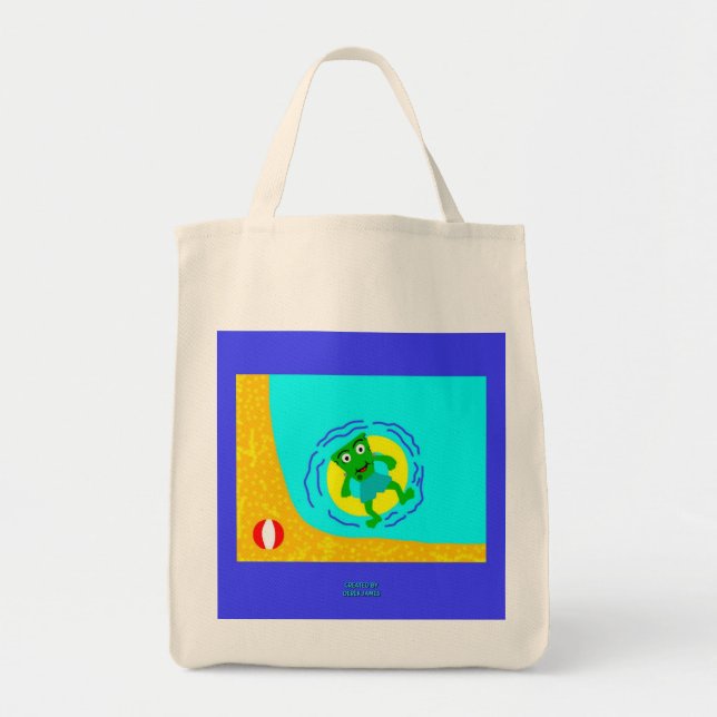 Tote FrankenCheese Summer Grocery Bolsa (Frente)