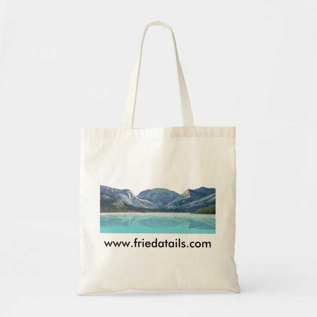 Tote Frieda ata - montanhas - o bolsa do orçamento (Frente)