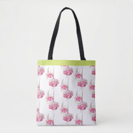 Tote Fuchsias exóticas em um Bolsa