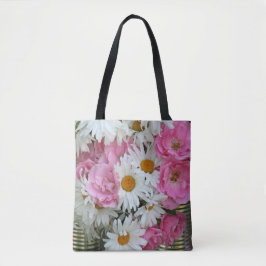 Tote Funky Summer Colorful Daisies Bolsa