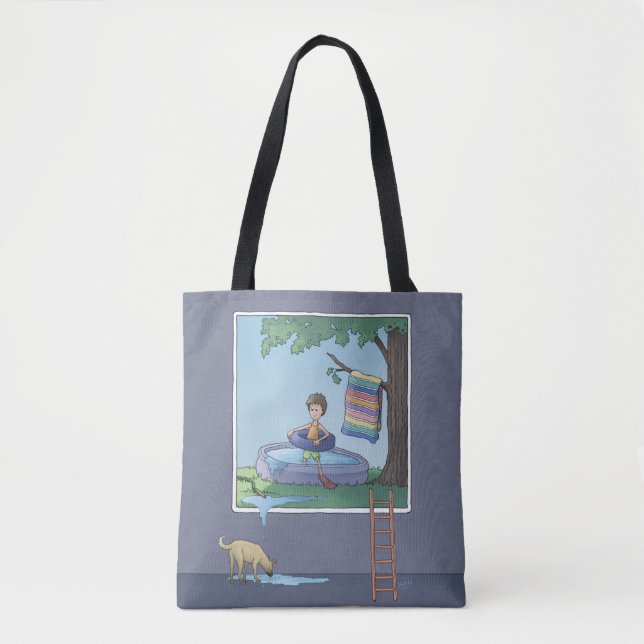 Tote Garoto na bolsa da piscina infantil (Frente)