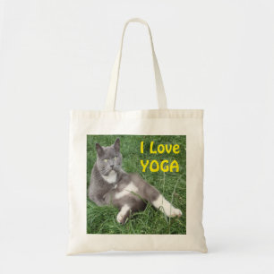 Tote Gato de Bolsa Eu Adoro Ioga